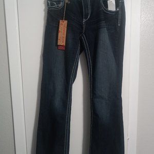 A pair of amethyst jeans